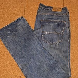 Hollister Jeans Straight Fit Blue Denim 34x34